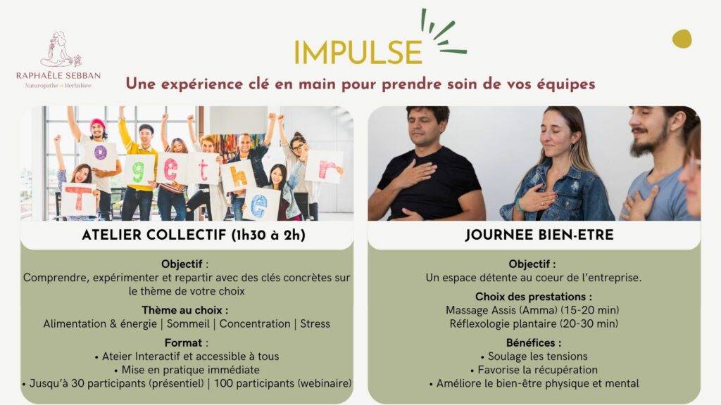 Offre atelier bien-être QVCT